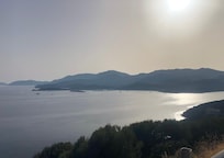 La vue qui ne nous a pas quitté du séjour