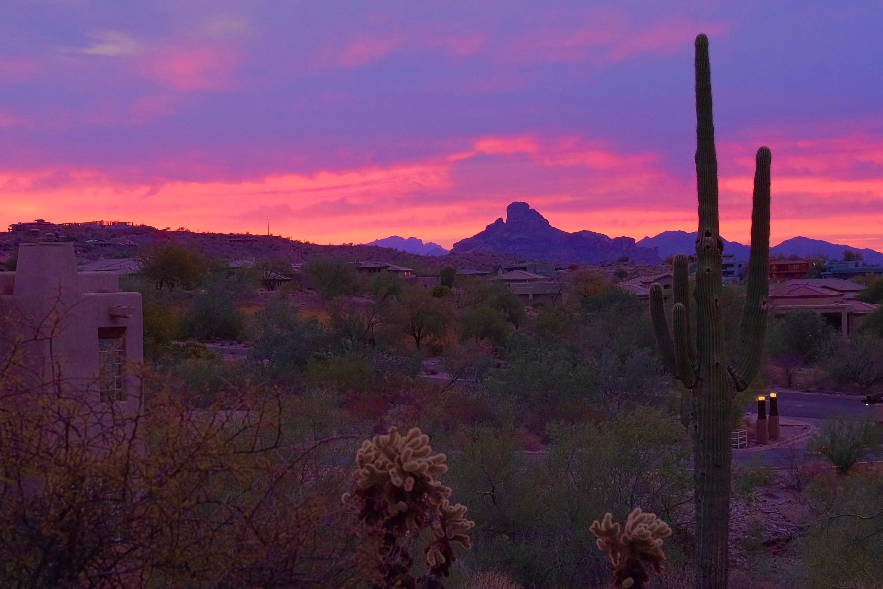 Fourth Morning Sunrise (view from our balcony)