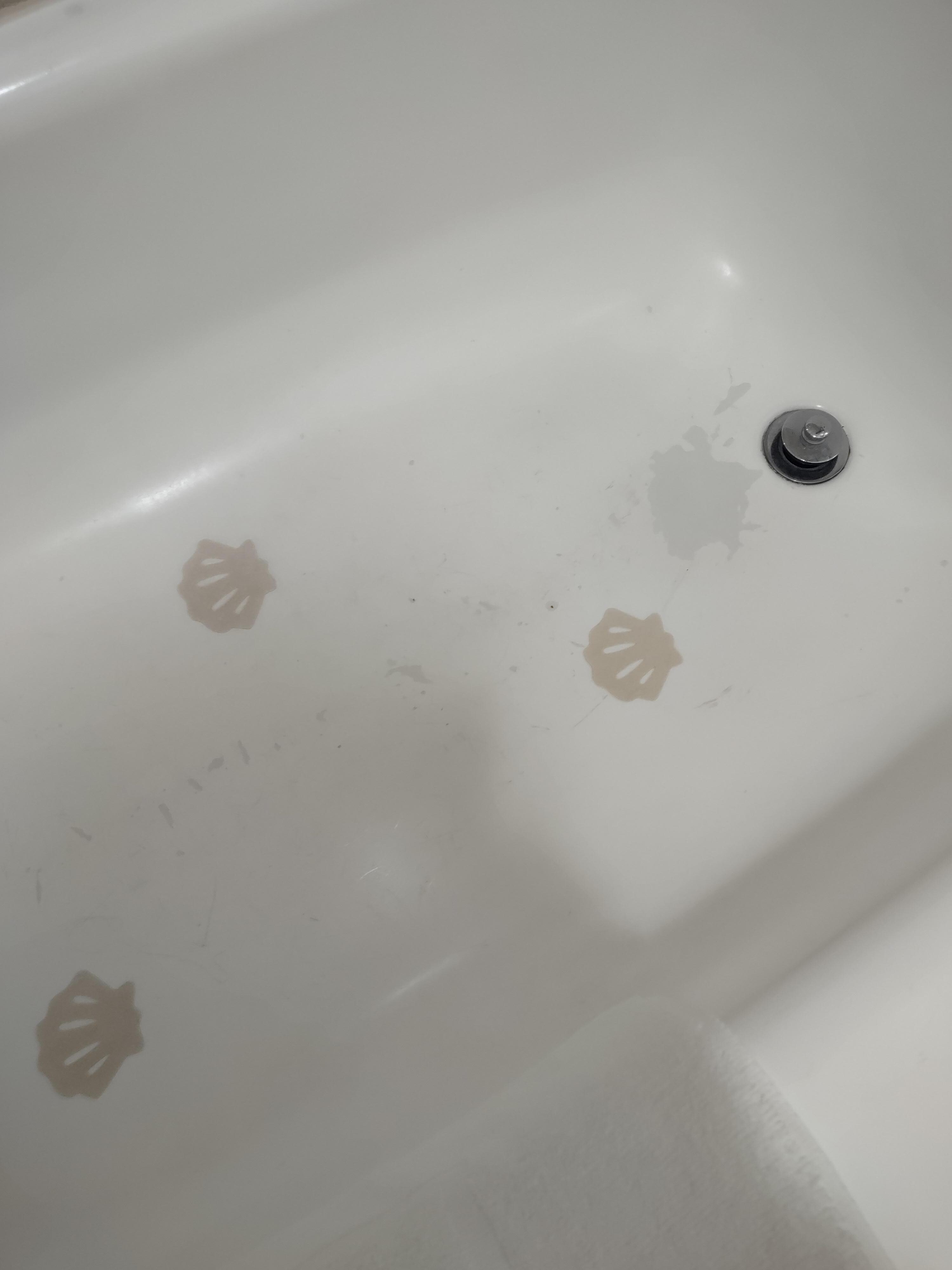Le bain tel qu'il était quand nous sommes arrivés. 