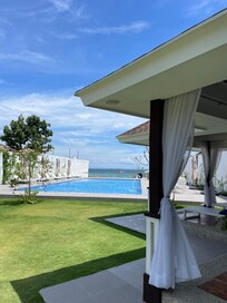 Separater Strandbereich vom Hotel