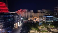 View from the rooftop bar.