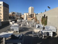 Takterassen på hotellet med masse sol på dagen :)