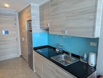 Cooking facilities available in suite