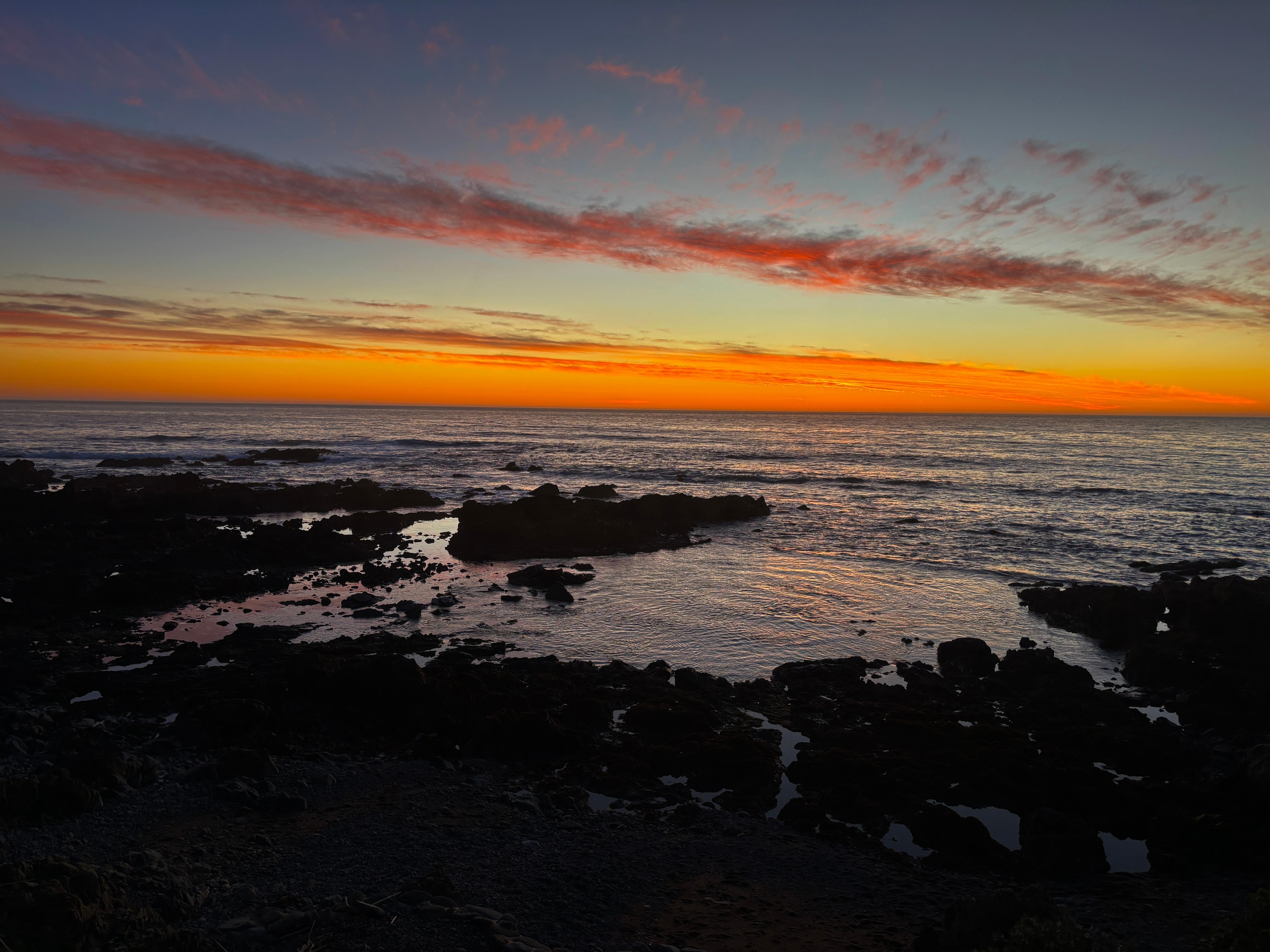 The sunsets made it all worthwhile.