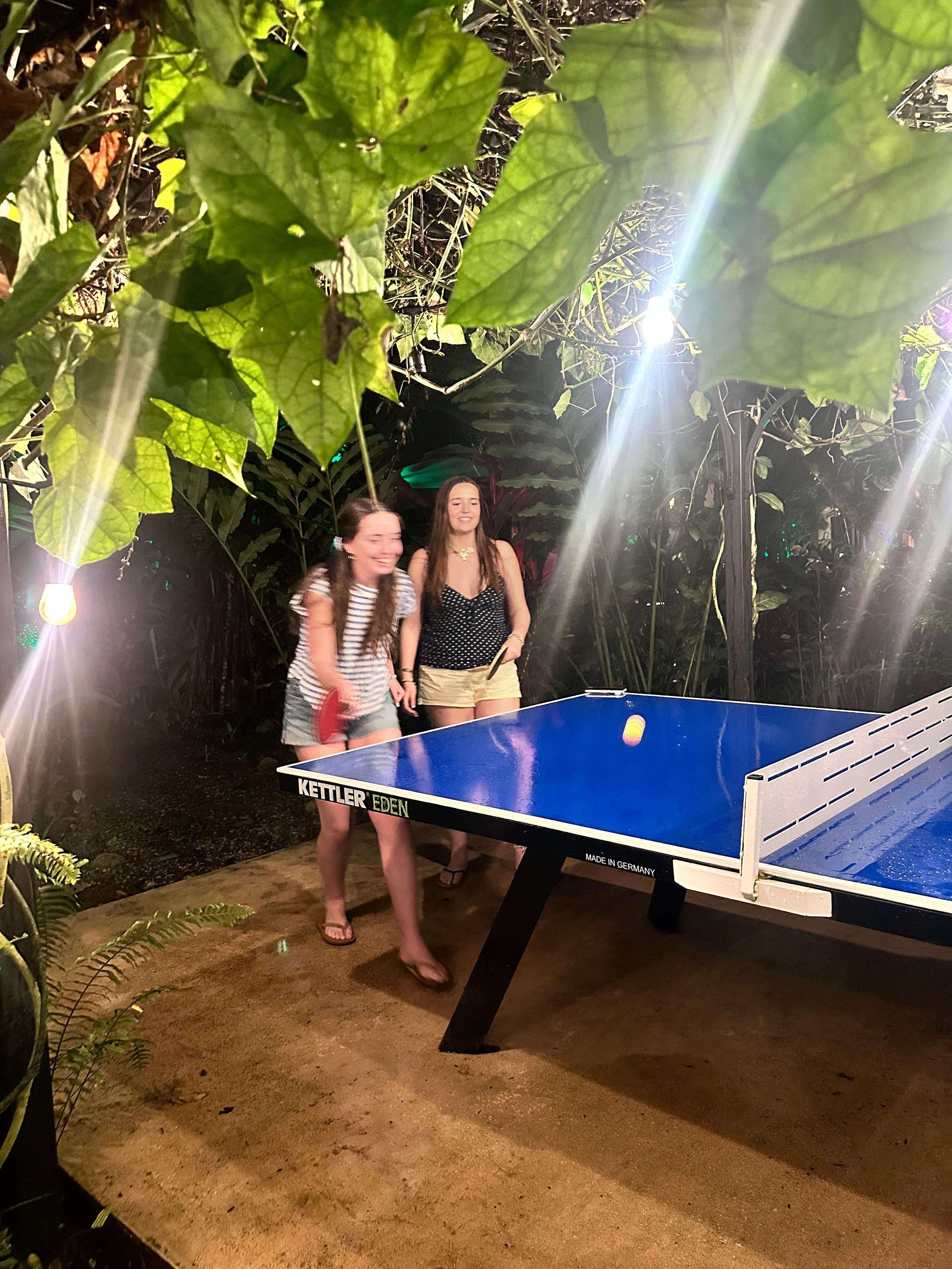 Ping pong in the jungle!!