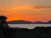 Il tramonto visto dal terrazzo