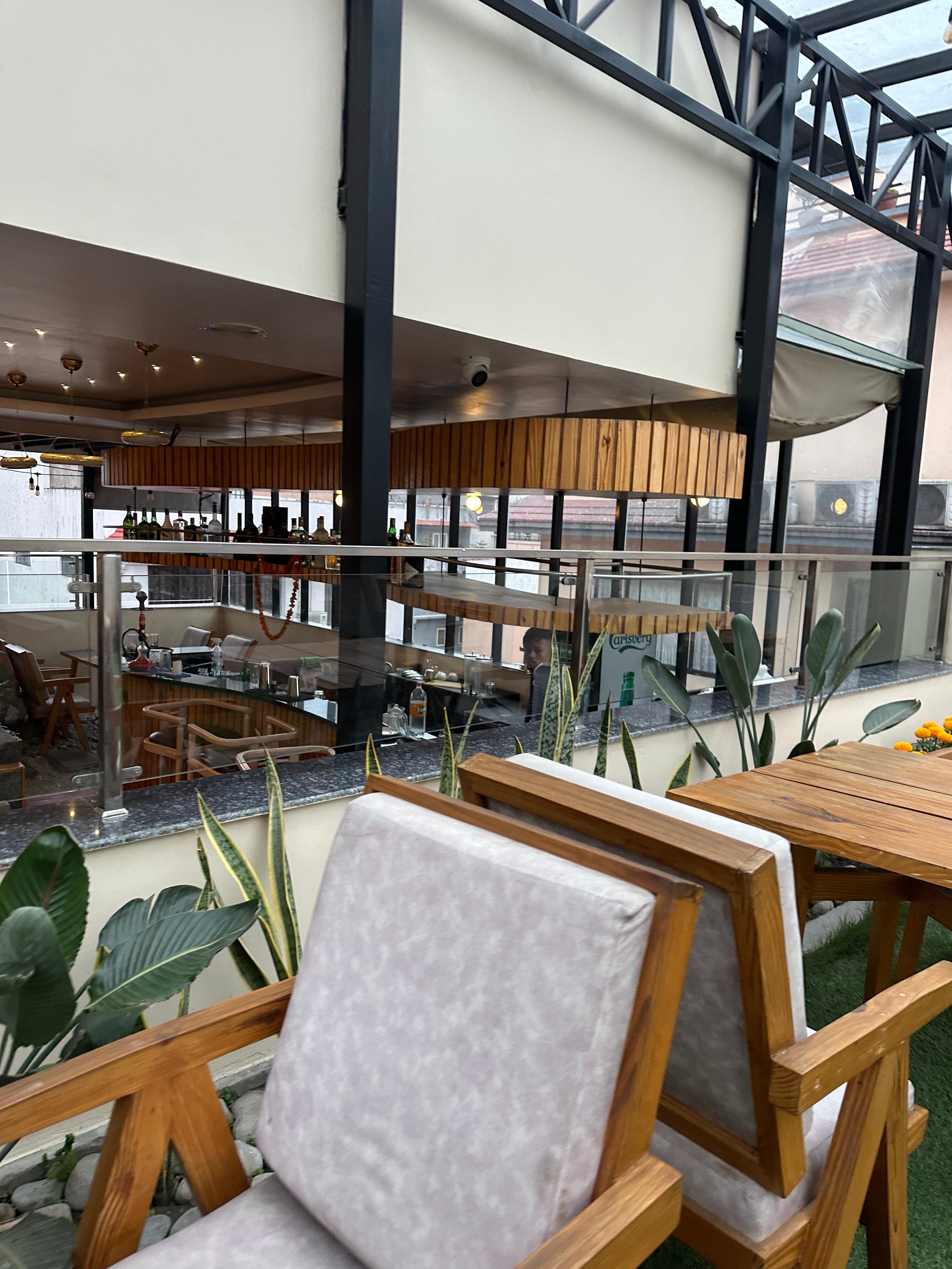 Roof top restaurant. 