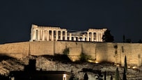 The Acropolis from our private balcony