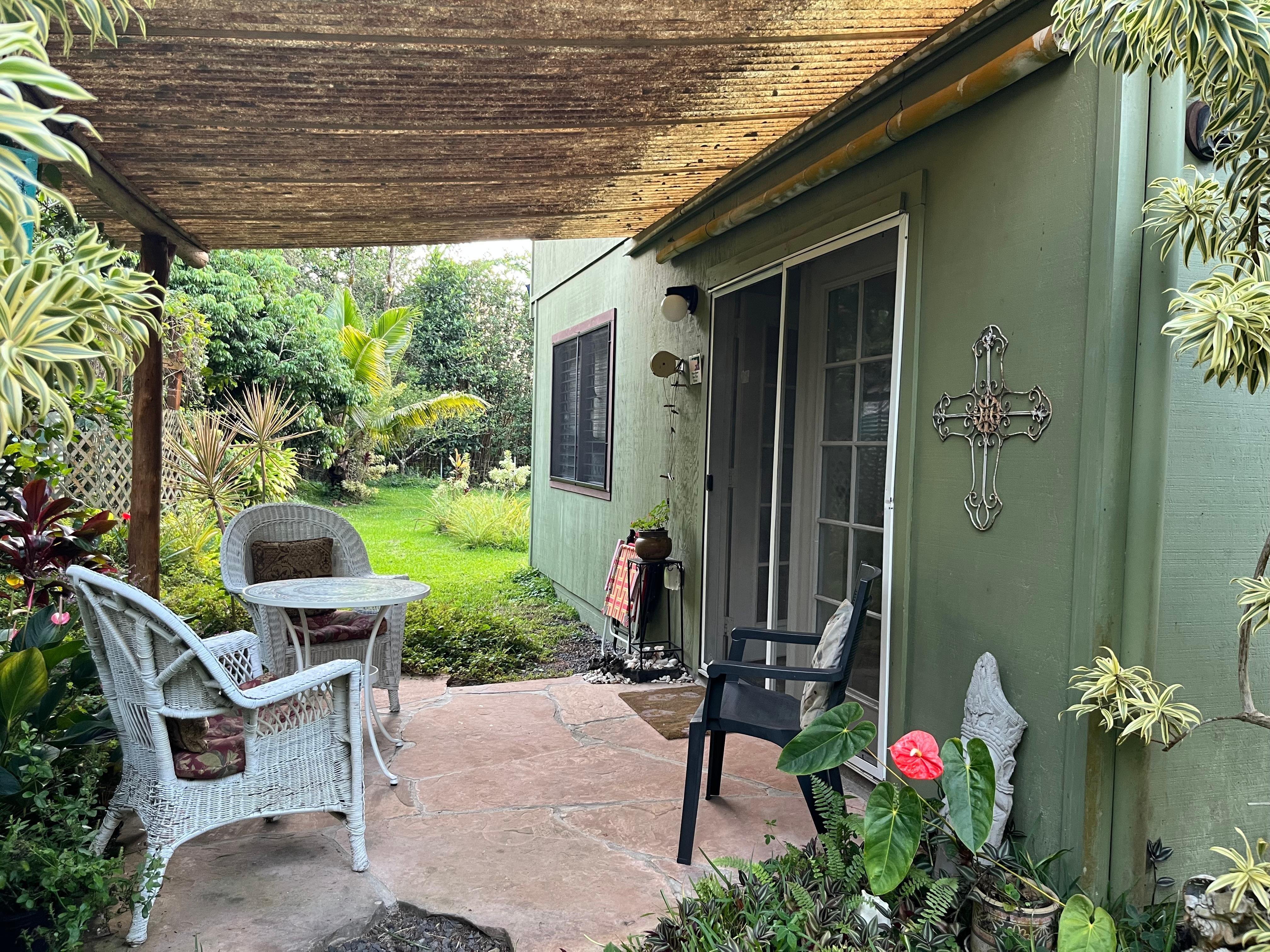 Nice area to enjoy morning coffee and relax 