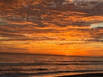 One of many gorgeous sunsets at Carp State
beach