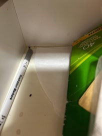 Mouse poop in drawer and coffee pod in drawer had been chewed on.