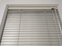 Dust on all window furnishings