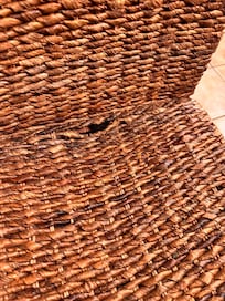 Holes in dining room chairs