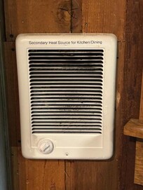 Kitchen/dining heater