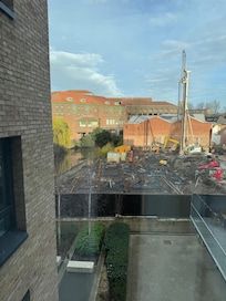 Aussicht auf die Baustelle