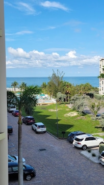 This is an accurate view from your balcony