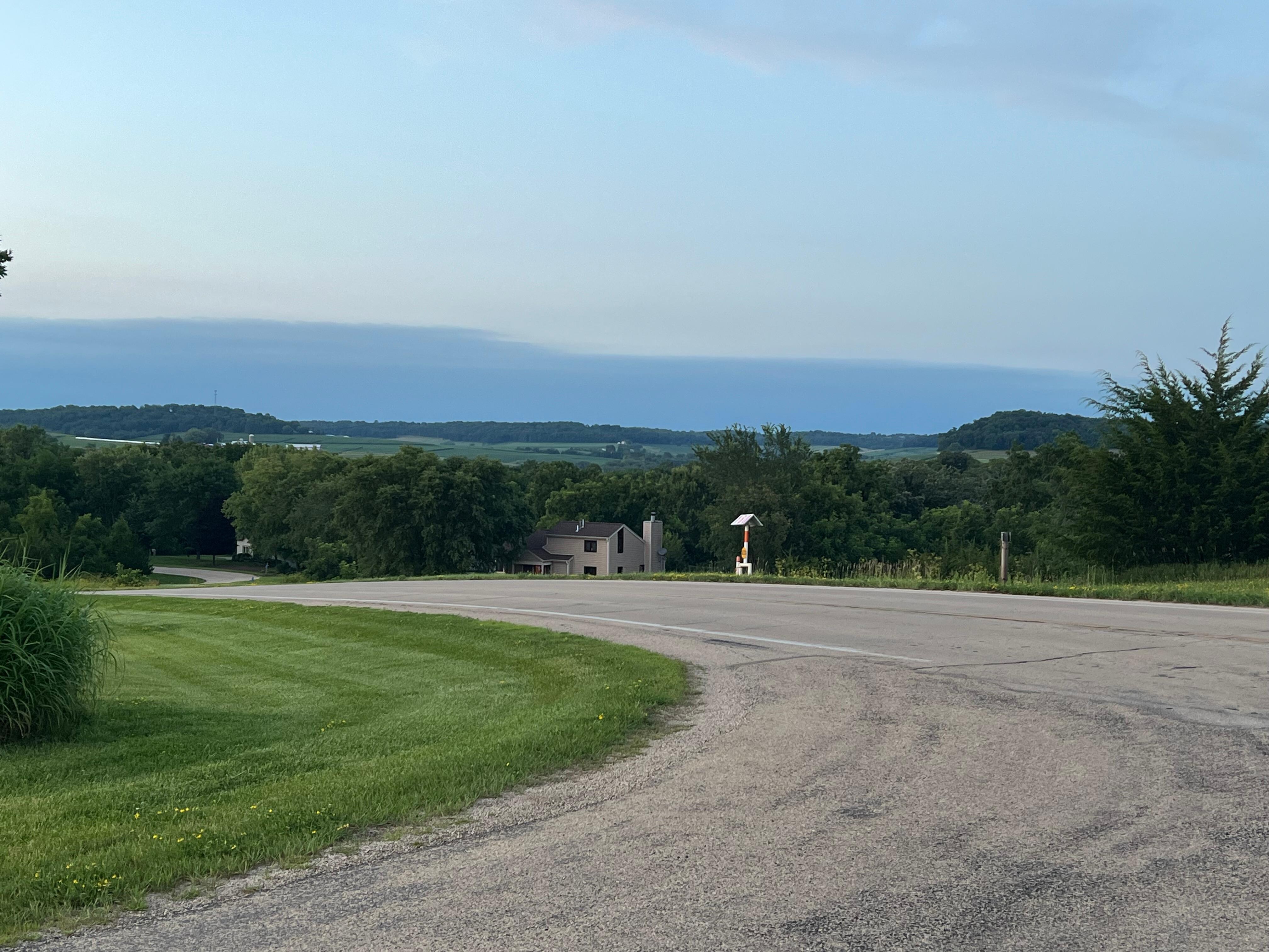 View of area from the road. 