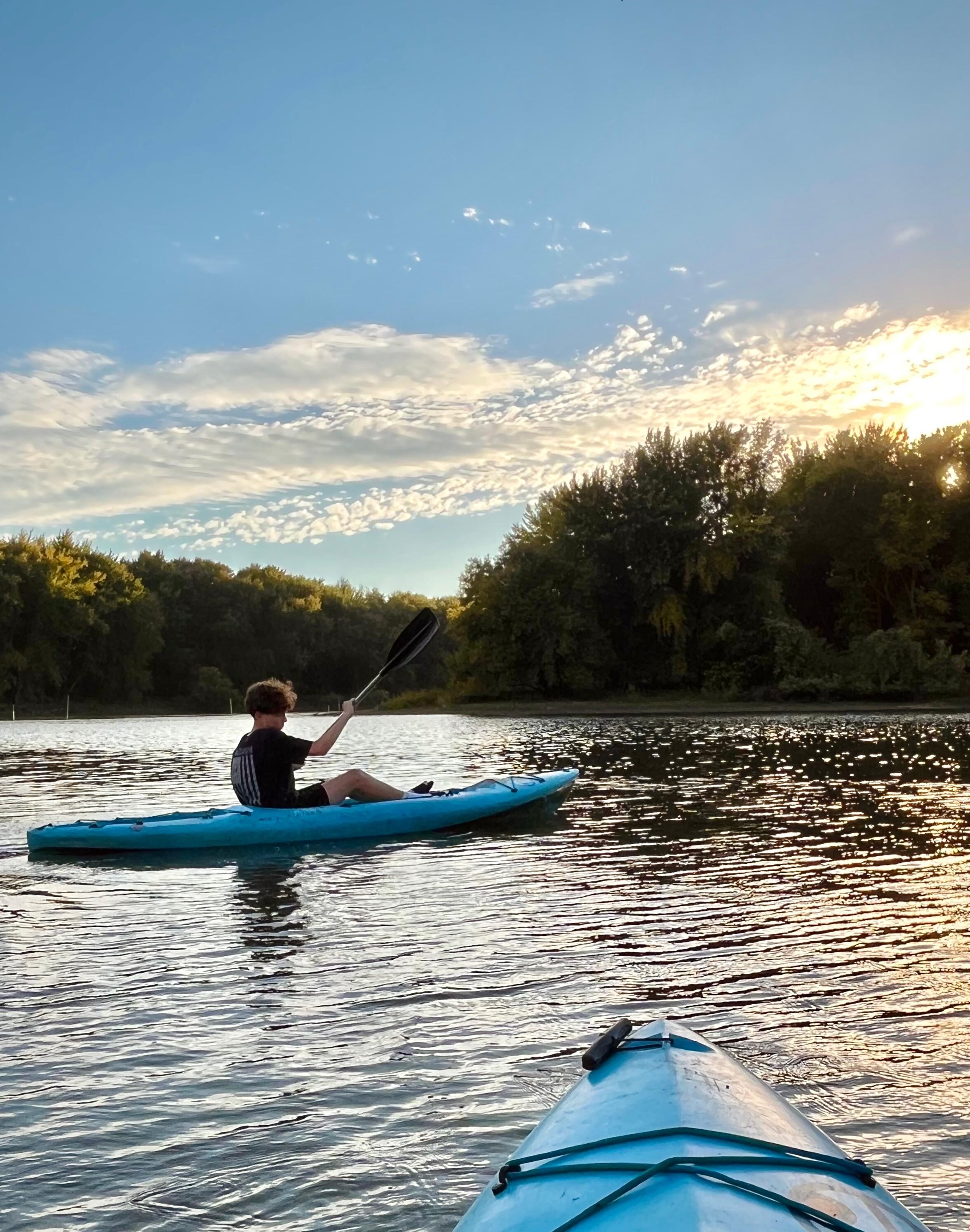 Kayaking was so much fun 