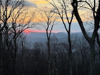 Sunset from the deck