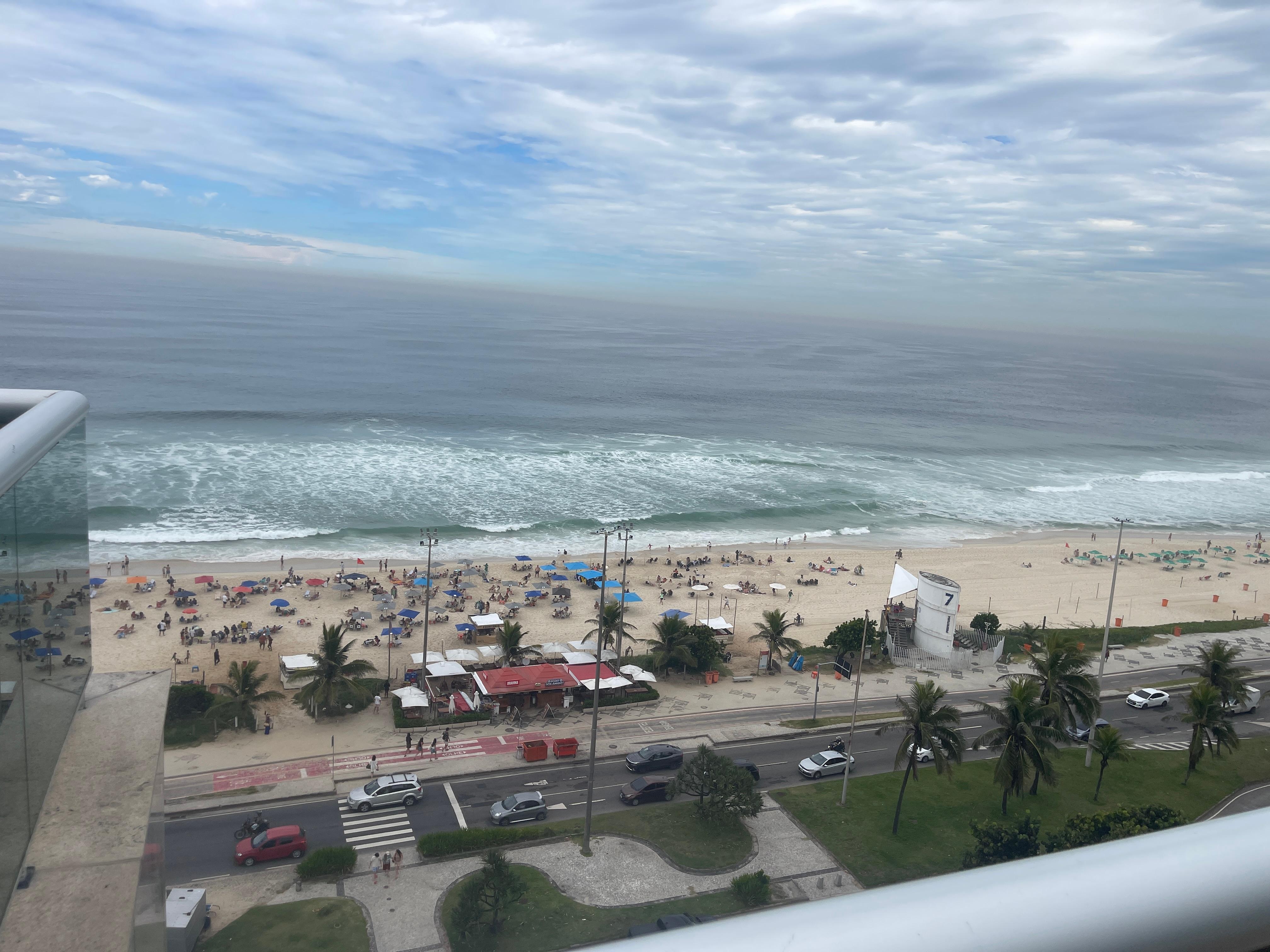 View from 11th floor, pool area