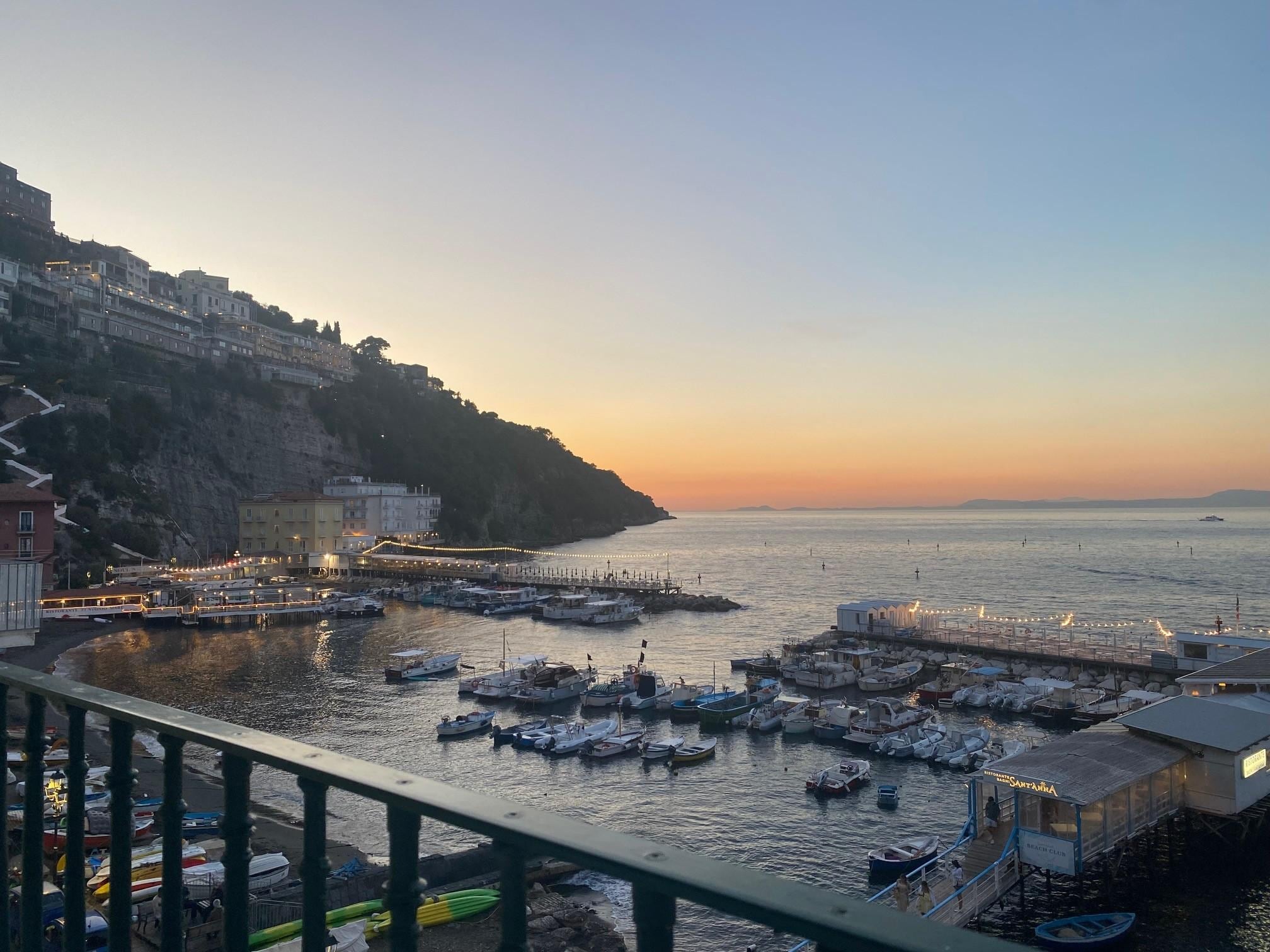 View from the balcony