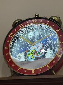 Adorable snow globe by the check in in the lobby.