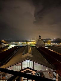 View from the room at night