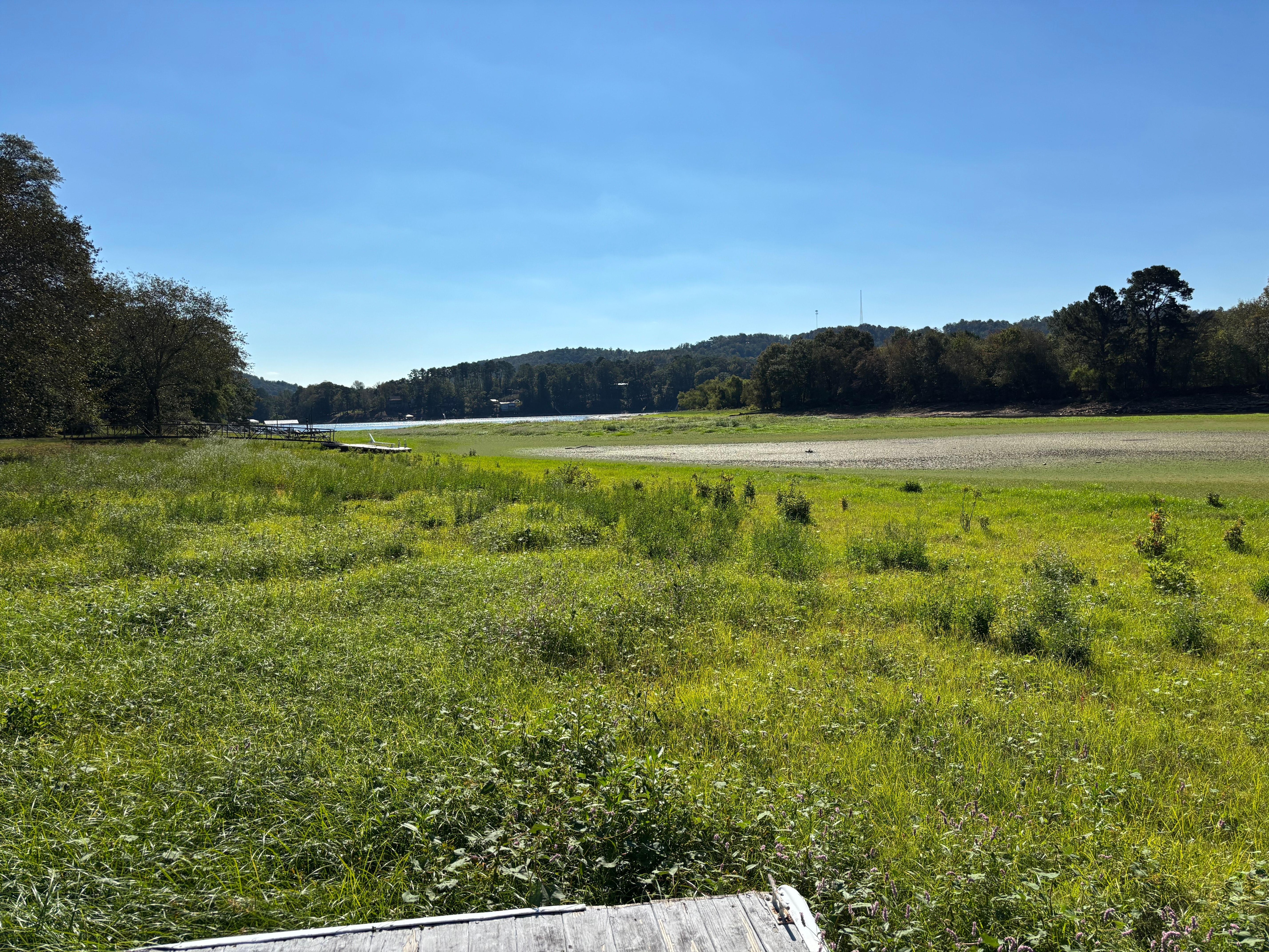 This is how far we would have had to carry a kayak! lol