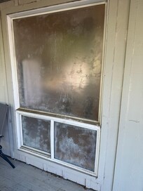 The opaque but still see through bathroom window