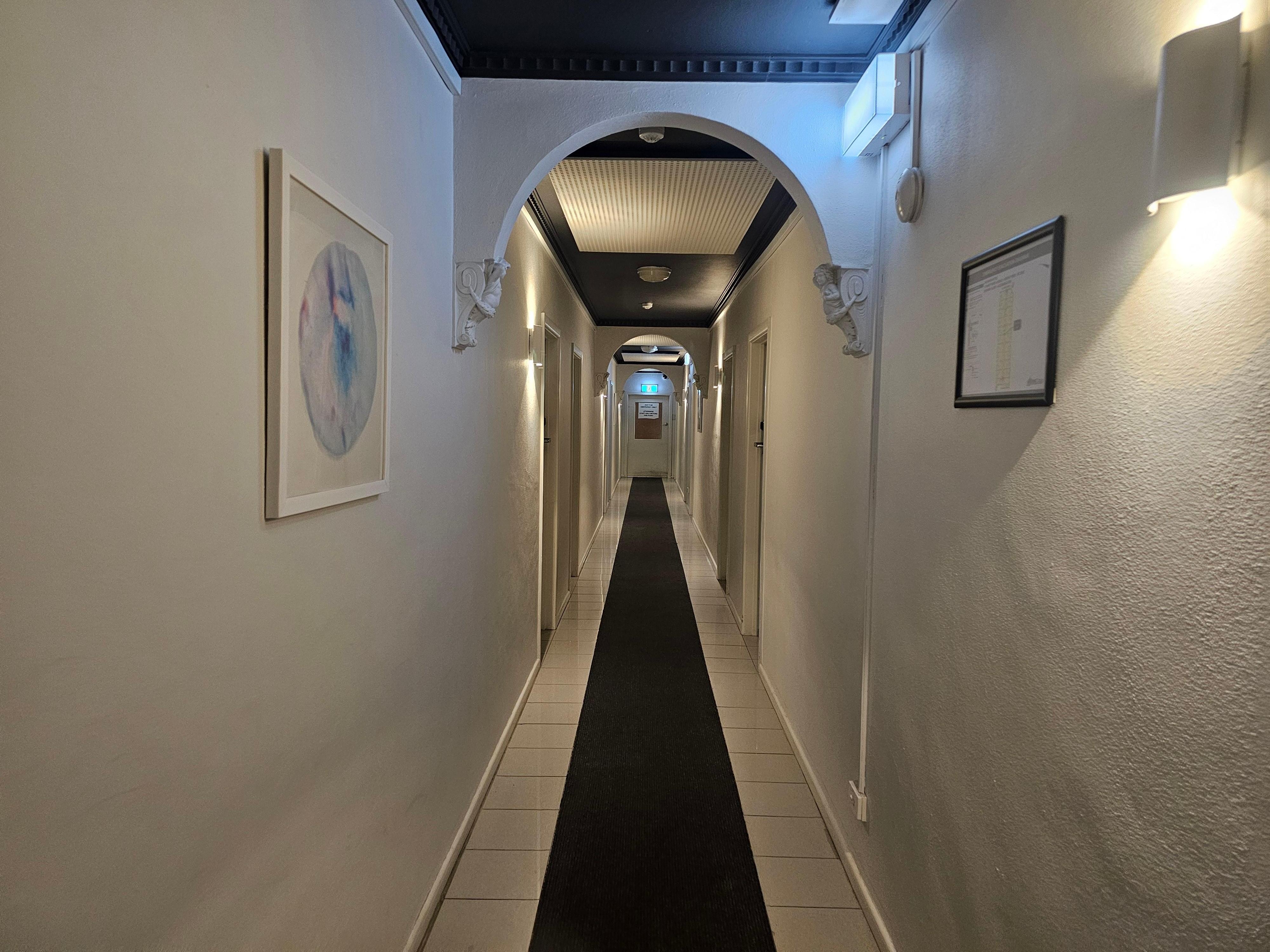 Hallway to room