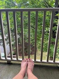Sitting out on the porch after a day at the River