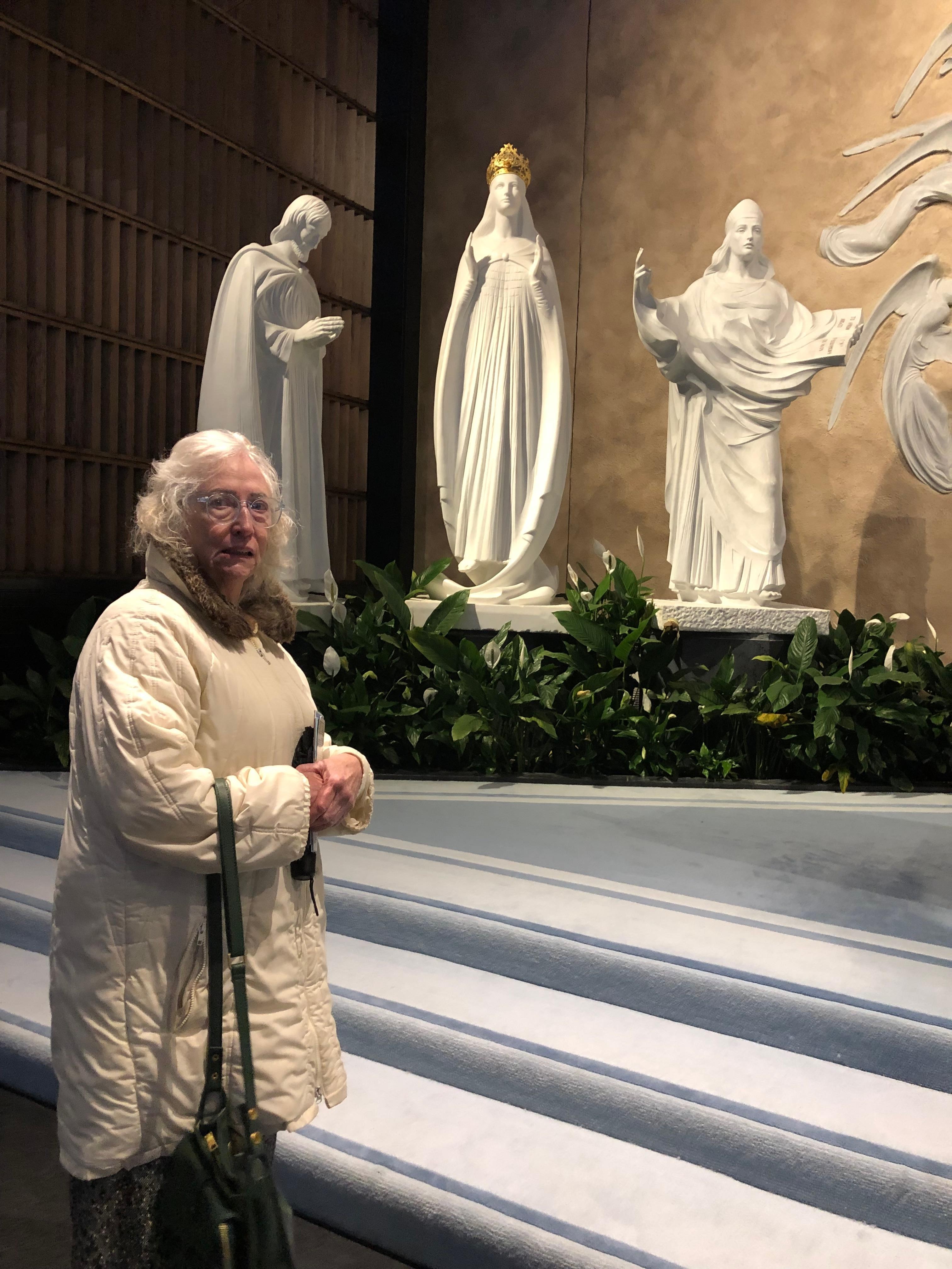 Sculpture of Knock apparition