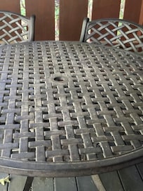 The furniture is worn and well used. Not like the pictures online