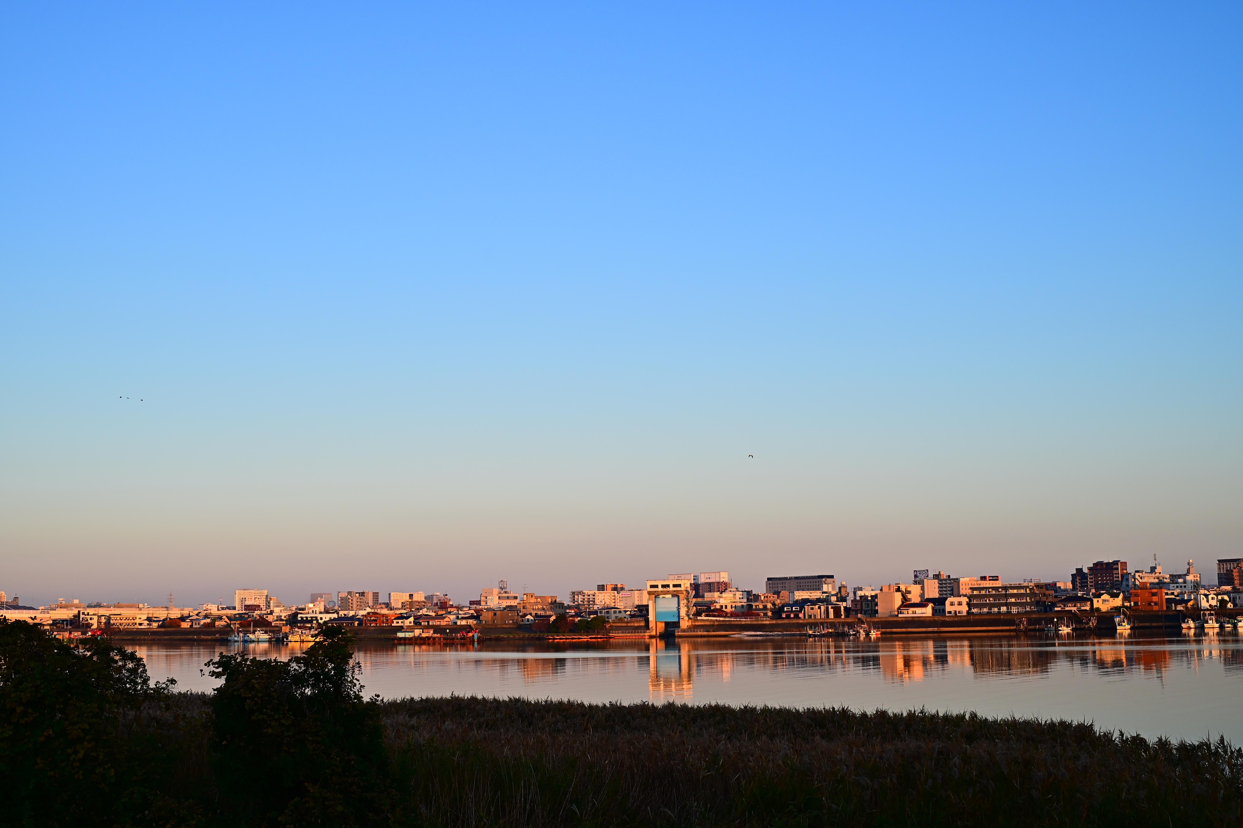Morning walk just outside the hotel