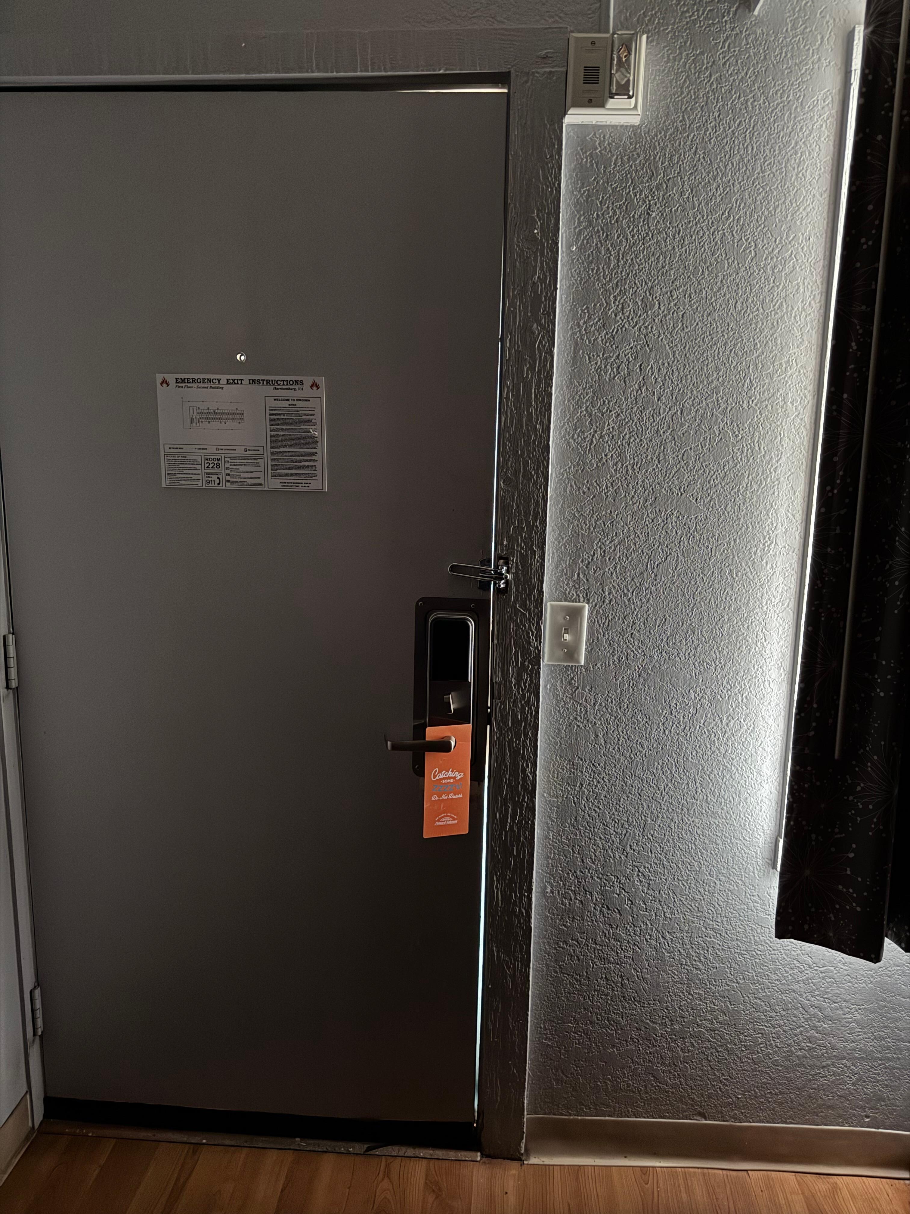 Gap around door