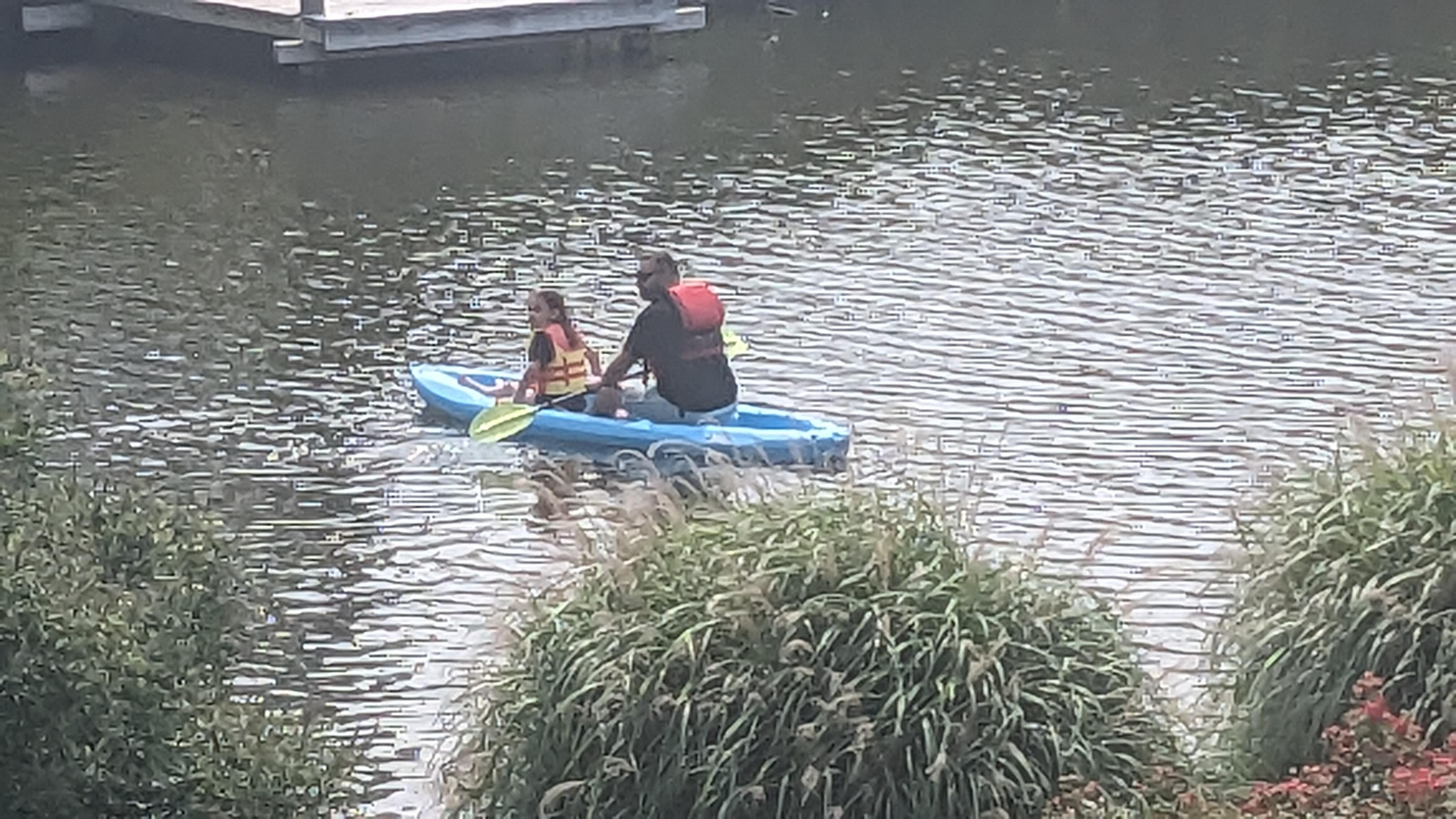Kayaking on the canal!