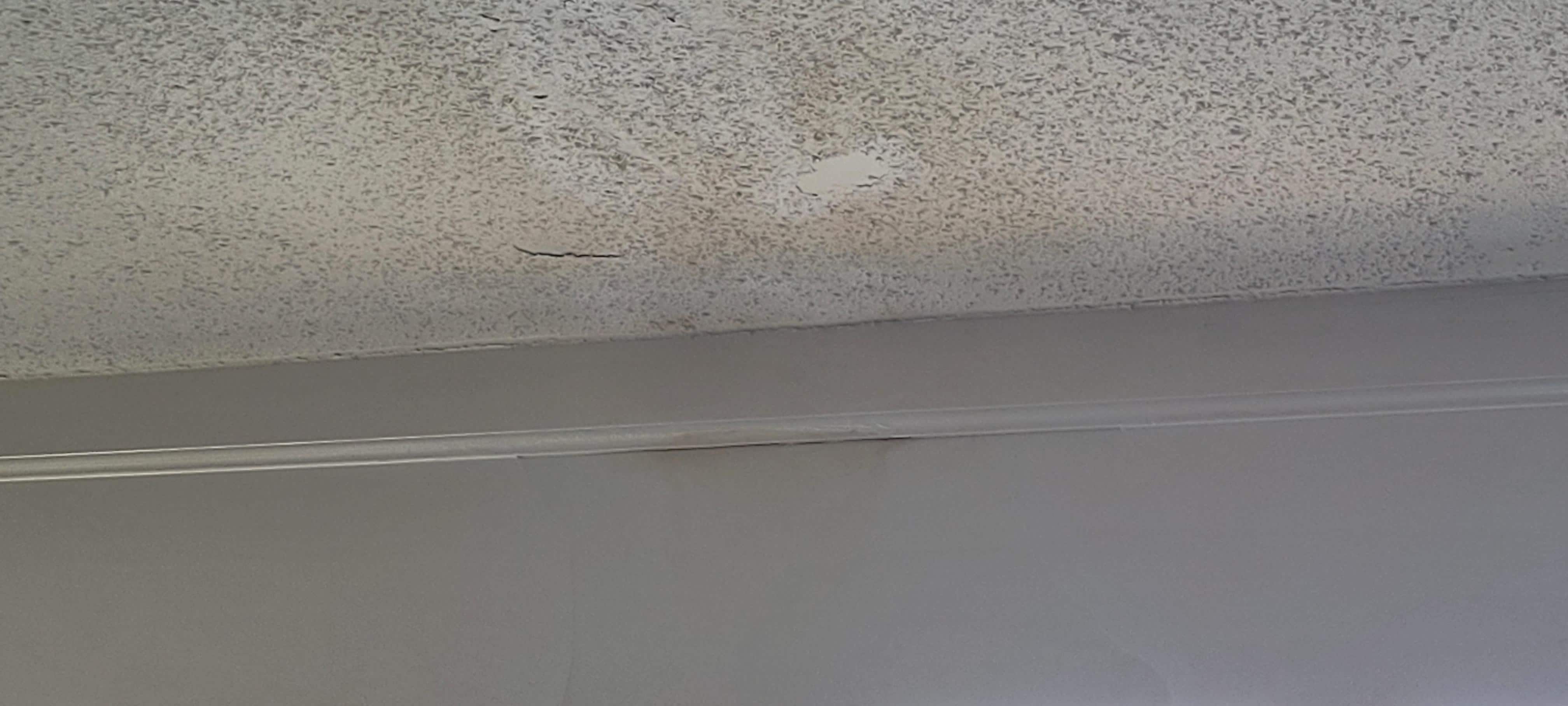 Ceiling pieces falling