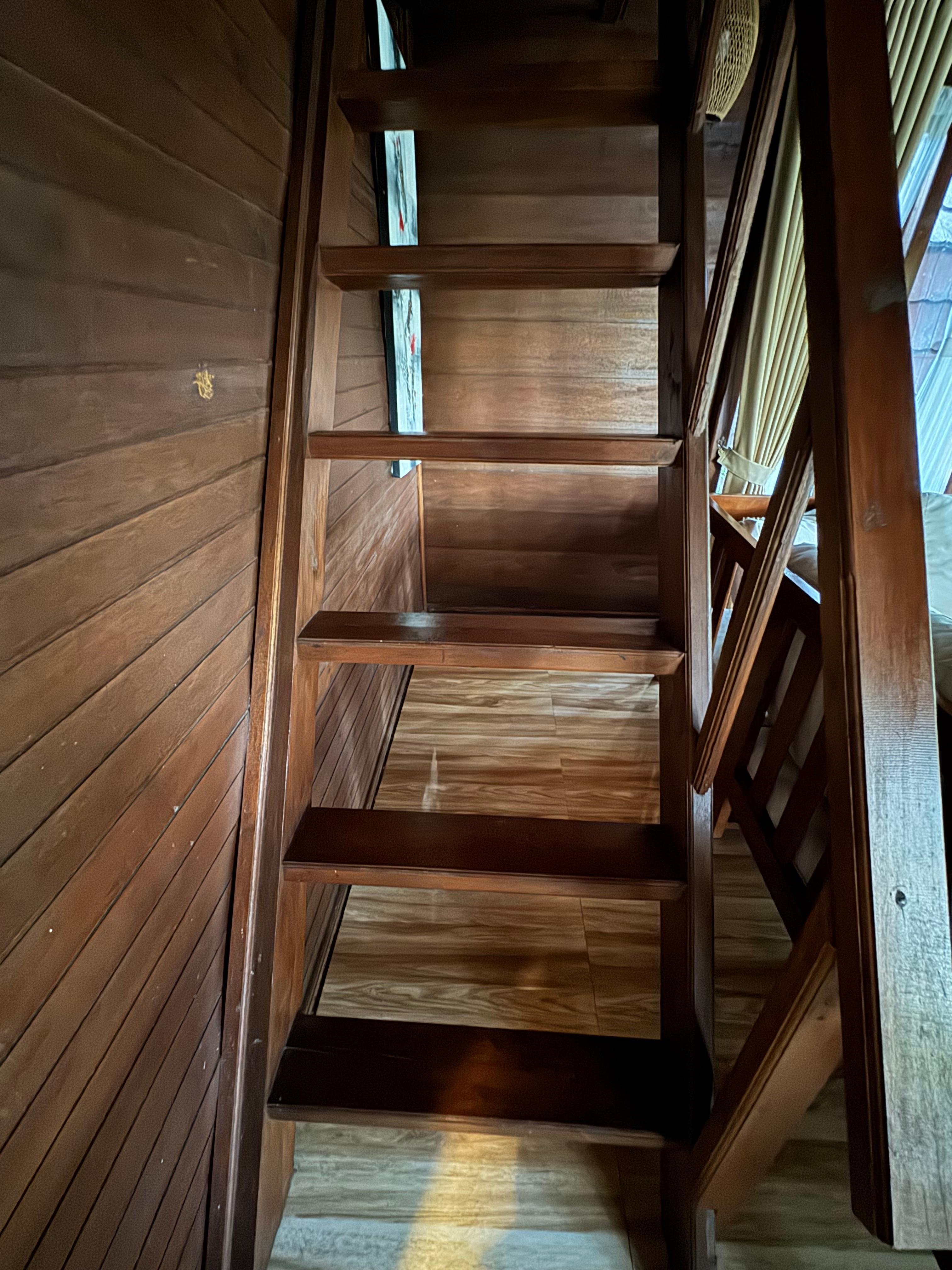 Ladder… not a staircase!