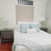 Cozy bed in the second bedroom too!
