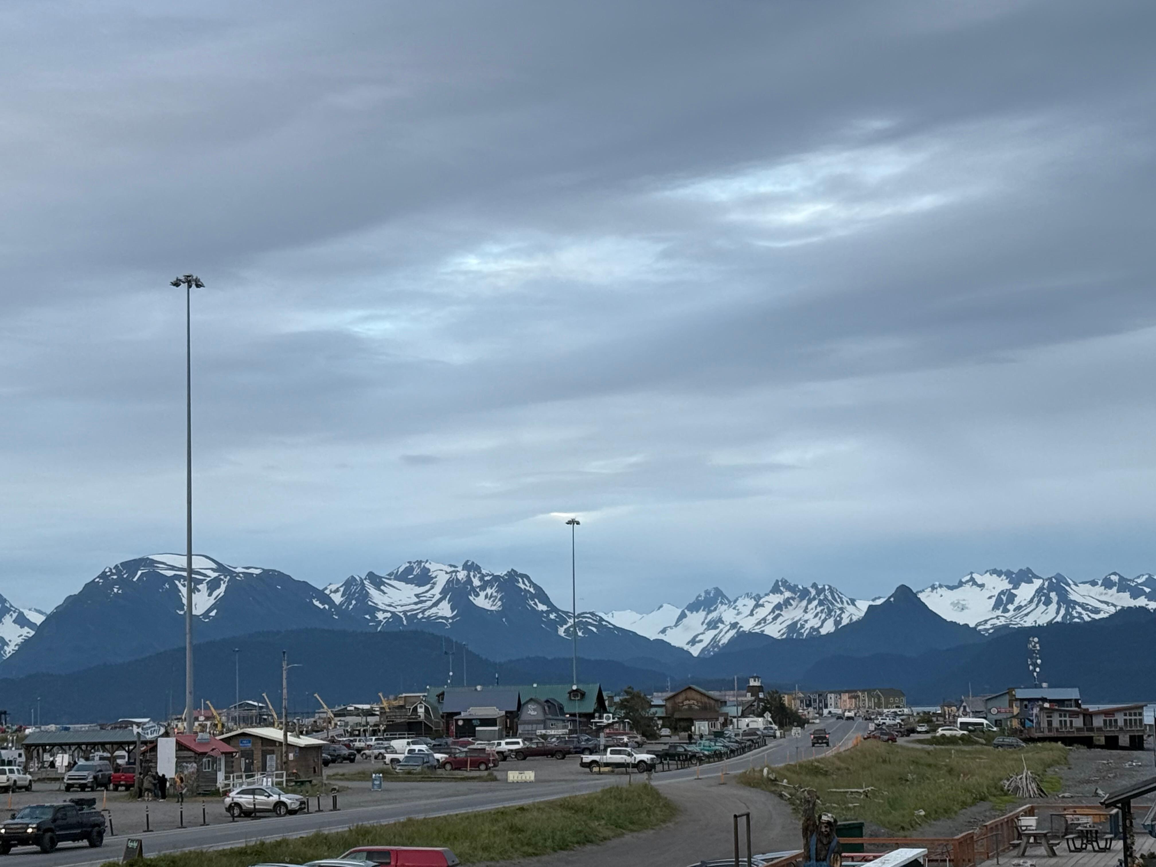 Morning view from spit side porch