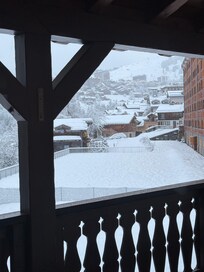 View from outside the lobby