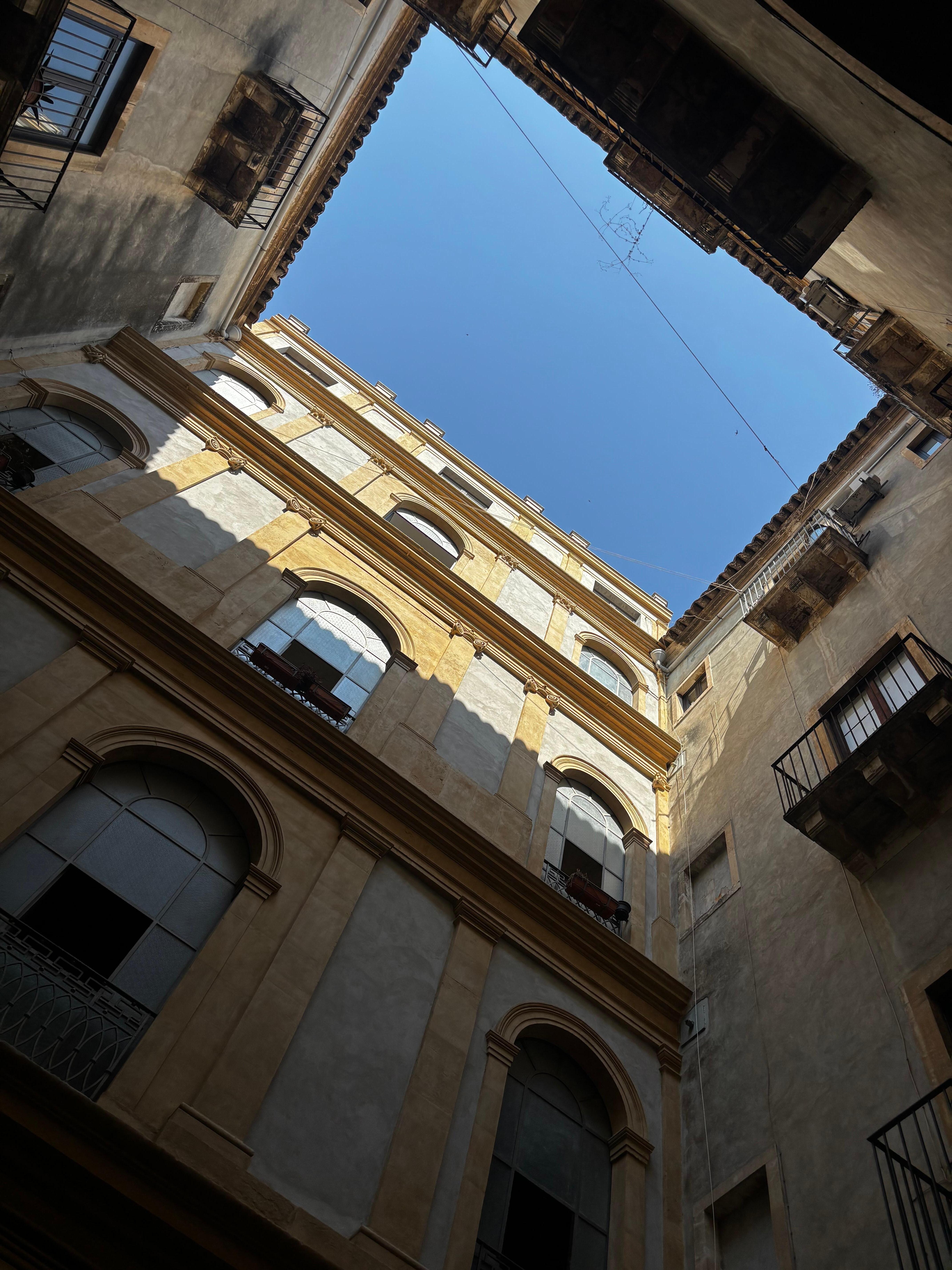 View when you enter the palazzo. 