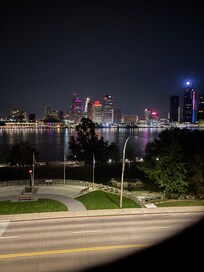 detroit at night