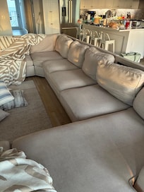 The couch in the great room where you spend 70% of you inside time is a disaster.