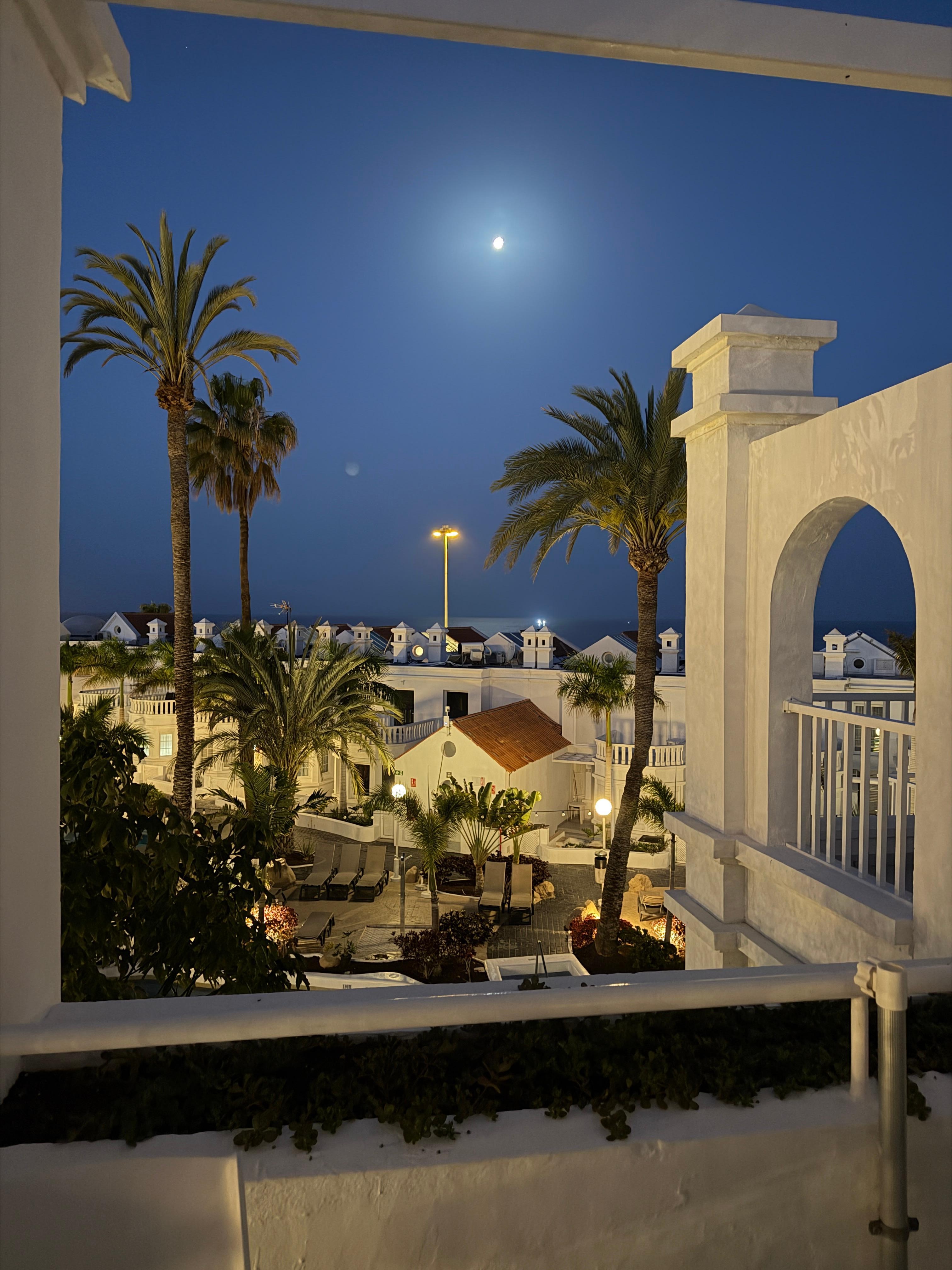 Room with a view of the night my patio was so enjoyable