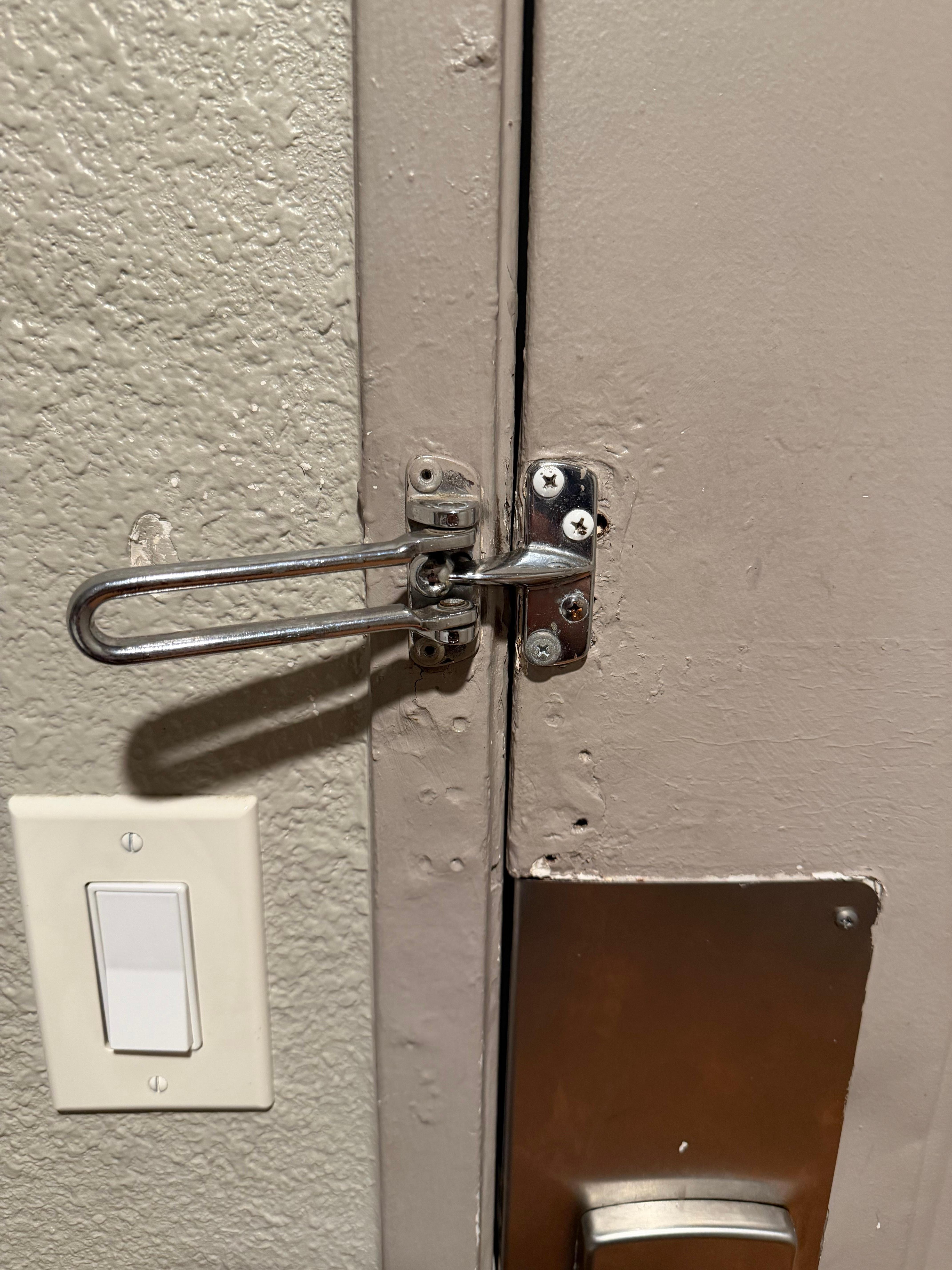 Lock broken multiple times