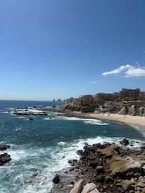 Private beach
