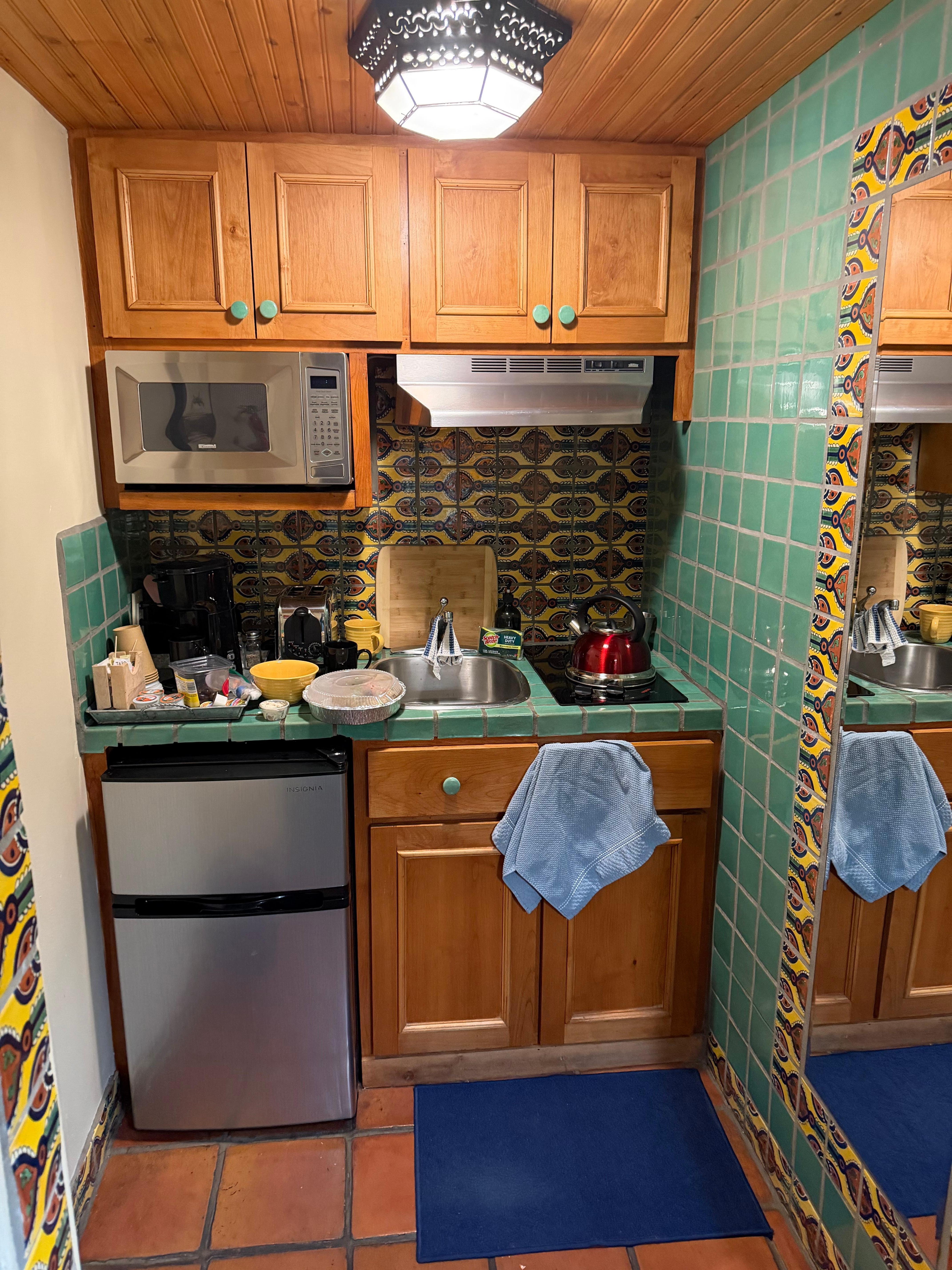 The actual kitchen. 
