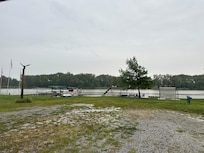The lakefront view.