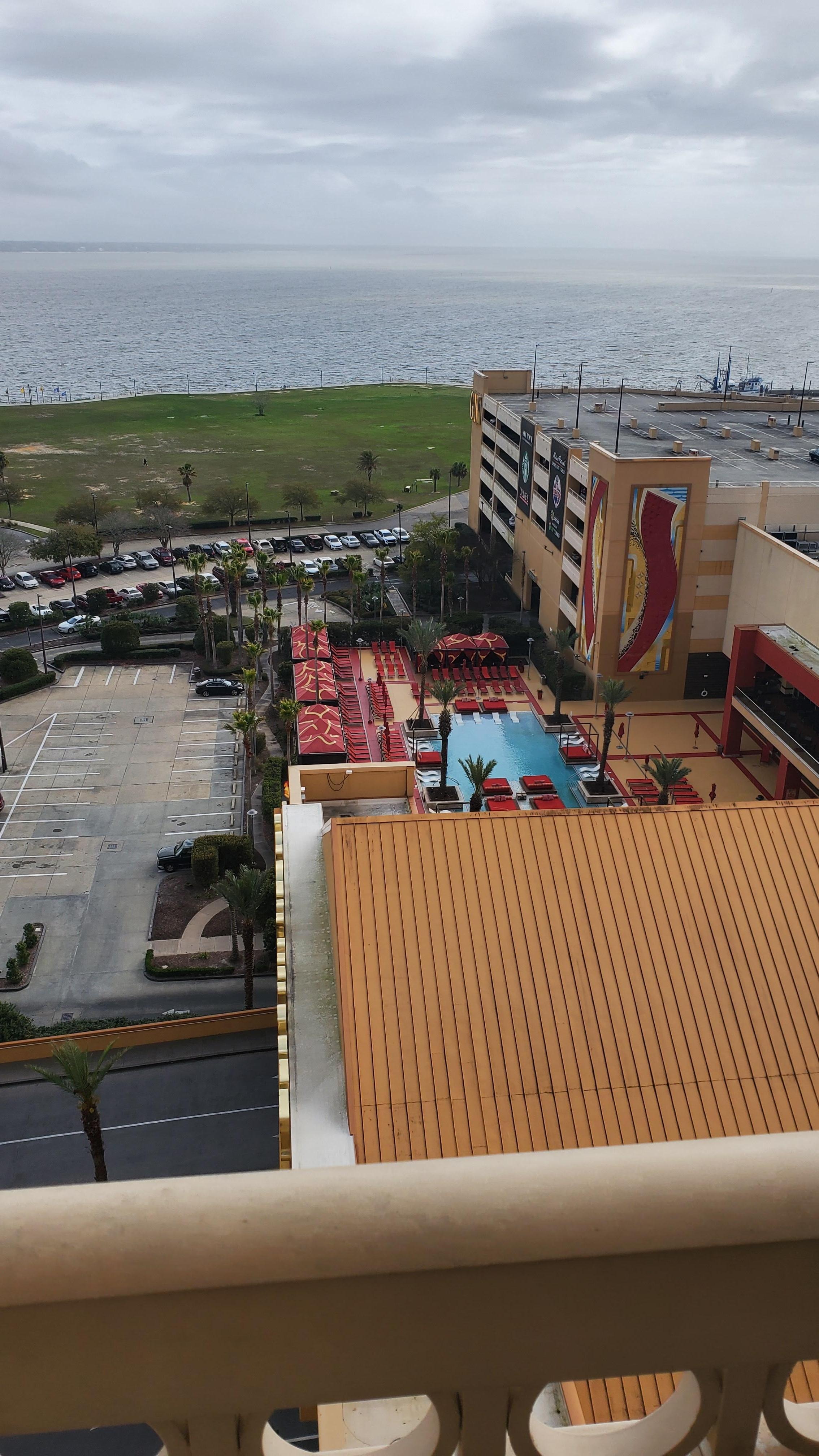 View from in room balcony